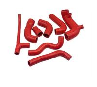 for Fiat for Uno for Turbo I.e 1.4 MK2 1989-1995 Intercooler Radiator Air Intake Repalcement Connector Silicone Hose Kit Air Box Intake Hose(Red)