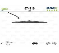 For Fiat Idea Wiper Blade 05-22 (574119) OEM Valeo