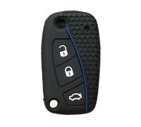 For Fiat PANDA IDEA DUCATO BRAVO 500 DOBLO GRANDE STILO PUNTO MINIBUS Remote Silicone Car Key Case Rubber Holder Cover Protector