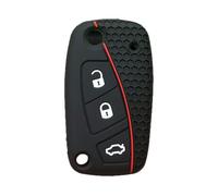 For Fiat PANDA IDEA DUCATO BRAVO 500 DOBLO GRANDE STILO PUNTO MINIBUS Remote Silicone Car Key Case Rubber Holder Cover Protector