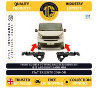 FOR FIAT TALENTO 2016> FRONT BUMPER TO WING BRACKET/SLIDER PAIR LEFT &RIGHT SIDE