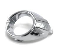 For Fiesta 2009-2012 Front Bumper Fog Lamp Cover Car Accessories Car Headlight Lens Cover(Silver L)