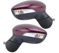 For Fiesta For MK7 2008 2009 2010 2011 2012 6 Pins Side Rearview Mirror Assembly Electric Car Side Rear View Mirror Assembly(1 pair)