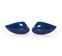 For Fiesta For MK7 2009 2010 2011-2017 Side Wing Mirror Cap Car AccessoriesRhyming Rearview Mirror Cover Housing Replacement Door Wing Mirror Cover(Glossy Blue 1 Pair)