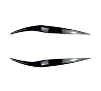 For Fiesta MK 6.5 7.5 2013 2014 2015 2016 2017 Car Front Headlight Eyebrows Parts Modifications Car Headlight Eyebrow(Glossy black)