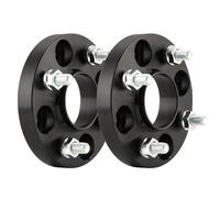 FOR FIESTA MK6 MK7, NEW 20MM ALUMINIUM BLACK WHEEL SPACERS X2 HUBCENTRIC