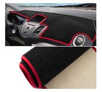 For Fiesta MK7 2008 2009 2010 2011 2012 2013 2014 2015 2016 Car Dashboard Cover Non-Slip Mat Car Interior Mouldings(A No GPS Red side)