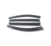 For Fiesta Sedan 2009-2016 Wind Visor Wind Deflectors | Car Window Glass Rain Sun Guard Vent(ABS Chrome)