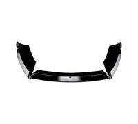 For Fiesta ST MK6 2012-2017 Ront Bumper Spoiler Lip Gloss Black/Carbon Fiber Look Lower Splitter Protector Blade Kit Front Spoilers(Gloss black)