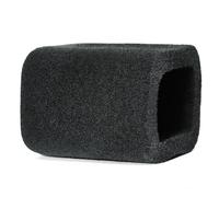 For FIFINE AmpliGame AM8, Microphone Protective Dust Cover - Windshield Sponge Wind Muff (Black)