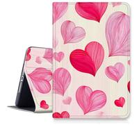 for Fire Hd 10 Tablet Case 11th/13th Generation 2021/2023 Release,Hybrid Slim Multi-Angles Stand Cover for Kindle Fire HD 10 Plus 11th Gen,Auto Wake/Sleep-Pink Heart
