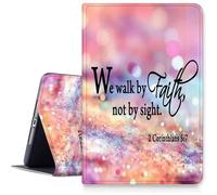 for Fire Hd 10 Tablet Case 11th/13th Generation 2021/2023 Release,Hybrid Slim Multi-Angles Stand Cover for Kindle Fire HD 10 Plus 11th Gen,Auto Wake/Sleep-we Walk by Faith Pink Purple yyyy