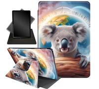 for Fire HD 10 Tablet Case 11th Generation 2021 and Amazon Fire HD10 Plus Case 10.1", 360 Degree Rotating Stand Smart Protective Case,for Fire HD 10 2021 Tablet,Cute Koala