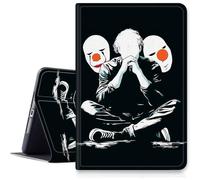 for Fire Hd 10 Tablet Case 13th/11th Generation 2023/2021 Release,Hybrid Slim Multi-Angles Stand Cover for Kindle Fire HD 10 Plus 13th Gen,Auto Wake/Sleep-Clown Mask Man