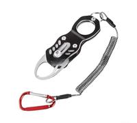 for Fishing Clip Tool Developed for Reducing Physical Risk When Dealing with Struggling Fish in Both Saltwater and Freshwater Areas (black)