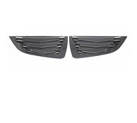 For FIT 2014-2018 2Pcs Car Side Window Triangle Shutter Rear Sunshade Air Outlet Blinds Spoiler Panel Accessories(Carbon pattern)