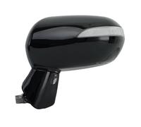 For Fit For City 2005 2006 2007 2008 Door Side Reraview Mirror Assembly With Turn Signal 5 Pins Car Accessories Rearview Mirror Assembly(1pc left Black)