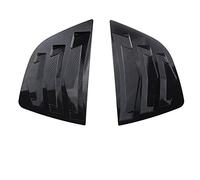 For FIT For Jazz Hatchback 2 Pcs/set Rear Quarter Window Louvers Spoiler Panel Decoration Bonnet Vent Sticker 2014-2018(2)