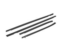 for FIT for Jazz Hatchback GD1 GD3 2003-2008 4PCS Car Outer Windows Rubber Weatherstrip Door Strip Sealing Belt Trim