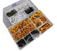 For Fit For SX 50 SRV850 For Aprilia APRC RR-FACTORY CONCEPT Bodywork Screw Motorcycle Fairing Bolts Kit Countersunk Screws(Gold)