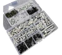 For Fit For SX 50 SRV850 For Aprilia APRC RR-FACTORY CONCEPT Bodywork Screw Motorcycle Fairing Bolts Kit Countersunk Screws(Silver)