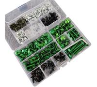 For Fit For SX 50 SRV850 For Aprilia APRC RR-FACTORY CONCEPT Bodywork Screw Motorcycle Fairing Bolts Kit Countersunk Screws(Green)