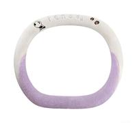 For Fit Steering Wheel Cover with Cute Panda Design, Soft Plush Fabric and Anti Slip Rubber Inner Ring for Secure and Comfortable Drive (Q)