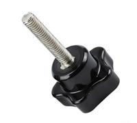 For Five Star Head Clamping Knob Thumb Screw for M5 Thread Applications in Metalworking and Fabrication (25x5x35mm)