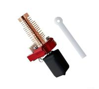 For FLASHFORGE AD5M Replacement Hot End Kit Quick Release Hardened Steel Nozzle Copper Heat Sink 24V 48W Heater Triangular Support Red(0.8mm)