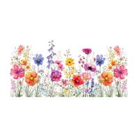For Floral Window - Clings To The Flower Garden On Both Sides | Static Window | Non-Transparent Removable For Shop Display Doors
