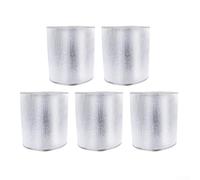 For Flower Pot Insulation Covers 5 Pack Made From Thickened Aluminum Foil For Thermal Regulation In 1 To 7 Gallon Sized Pots(1 gallon)