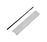 For Flute Cleaning Rod and Cloth for Effective Dust and Moisture Removal Inside For Flutes and Piccolos Musical Instrument Care (Grey)