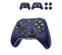 for FLYDIGI Vader 5 Pro Silicone Grip Case+Thumb Grips*4,Soft Skin Silicone Joystick Caps Full Protective Case Cover with FLYDIGI Vader 5 Pro-Blue