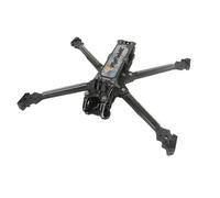 For FlyFishRC for Volador II VX6 V2 FPV T700 6inch Frame Kit Compatible with DJI O4 Air Unit Pro for RC Freestyle Racing Drone Drone parts(Black)