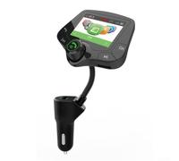 for fm Transmitter Car Kit with for qc3.0 Fast for charger, 2.0 Inch Color Screen, Hands-Free Calling, MP3 Player Support TF Card & USB Drive, 87.5-108MHz Wireless Radio Adapter for UK Vehicles