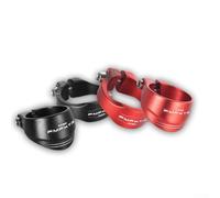 For FMFXTR Bicycle Seat Post Clamp Aluminum Alloy for 31 8/34 9mm Seat Posts Fits 27 2mm, 28 6mm, 30 4mm, 31 8mm Seat Posts Construction (Black 34.9)