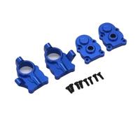 For FMS For FCX24 For Small Seven 1/24 Metal Door Axle Gear C Block Steering Cup Gear Cover Rc Car Upgrade Parts RC Car Steering Knuckle(Blue)