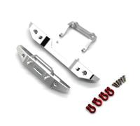 For FMS For Fire For Eazyrc For Thunder 1/18 Metal Front And Rear Bars Remote Control Car Parts Accessories Upgrades And Replacements RC Car Accessories(Silver)