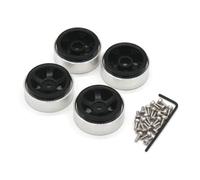 For FMS For Fire For Eazyrc For Thunder 1/18 Metal Wheel Fitting Remote Control Car Parts Accessories Upgrades And Replacements Use RC Car Accessories(Black)