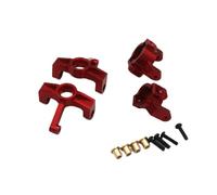 For FMS For Rochobby 1941MB Willis Climber 1/6 Metal Steering Cup C For Seat RC Car Upgrade Accessories Replace Modify Parts RC Car Steering Knuckle(Red)
