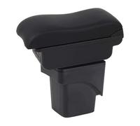 For Focus 2 Mk2 2005-2011 Center Console Double Layer Console Center Large Storage Box 3 USB Charging Port Multifunctional Storage Box(Black Stitching)