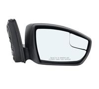 For Focus 2012 2013 2014 US Version Textured Black 10 Hole Socket Side Mirror Car Accessories3/5 Pins Door Assembly Door Wing Mirror Assembly(1pc right 5pin)