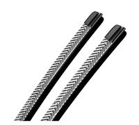 For Focus 4 MK4 2018-2023 2pcs Front Windshield Windscreen Wiper Blades Carbon Fibre Wipers(Carbon Fibre)