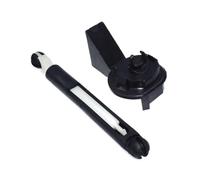 for Focus MK2 2004-2009 2010 2011 2012 4M5AA16B970AB Front Bonnet Hood Release Lock Assembled Repair Kit Latch with 2 Same Keys Door Lock Actuator(Rod)