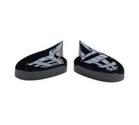For Focus MK3 2012-2018 Rearview Side Mirror Cover Wing Cap Ox Horn Exterior Door Rear View Case Wing Mirror Cover Caps(1 pair black)