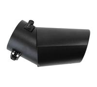 For Focus Stainless Steel Throat Accessories Black Rear Curved Pipe Tail Muffler Tip Car Exhaust Pipe Tailpipe