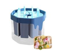 for Food, 8 Cavity Reusable Non Stick Pop Maker, Flexible Silicone Lollipop, Easy Release Design, Pop for Summer Freezer Home Restaurant Juice Milk Fruit