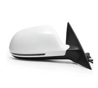 For For A6L For C6PA 2009-2012 Car Side Outside Rearview Mirror Assembly Electric Folding Turn Signal Complete Wing Mirrors(1PC 8pin Right White)