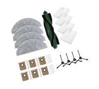 For for Conga 7490 Vacuum Cleaner Side Brush Mop Pad Dust Bags Kit for Ultimate Home X-Treme Models