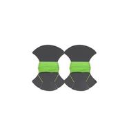 For For Corsa C For Combo C For Vauxhall For Tigra 2000-2006 For Combo Black Faux Leather Red Marker Steering Wheel Cover Accessories Wheel Sleeve Protector(-08-Green Marker)